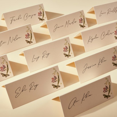 Add table numbers for guests to seat themselves