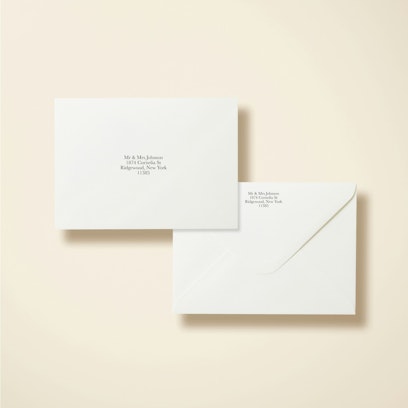 Print recipient & return addresses on your envelopes