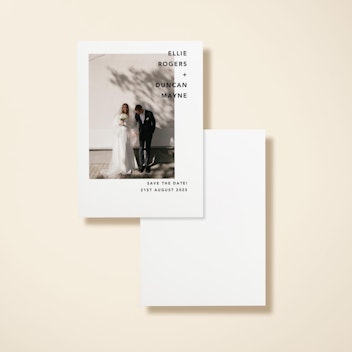 Modern Portrait Save The Date
