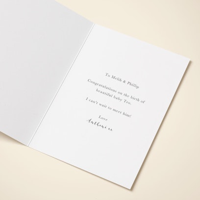 Personalise with your message or leave blank for your handwritten message