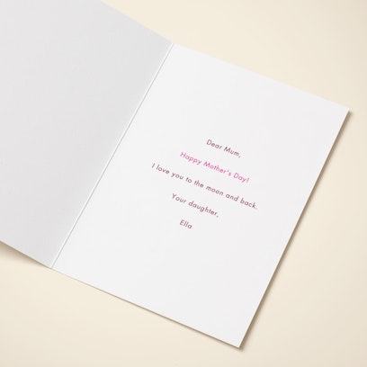 Personalise with your message or leave blank for your handwritten message